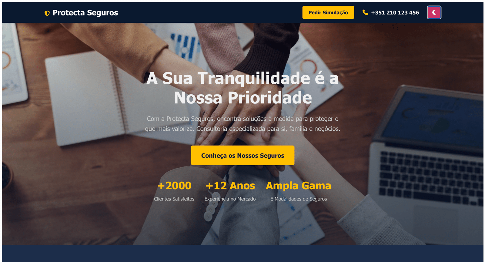 Template de Website para Agencia Imobiliária
